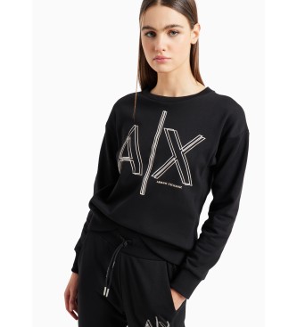 Armani Exchange Schwarzes Sweatshirt