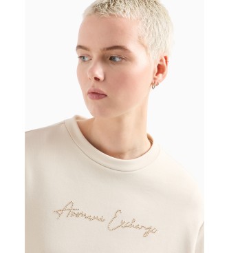 Armani Exchange Off-white sweatshirt