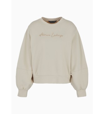Armani Exchange Offwhite sweatshirt