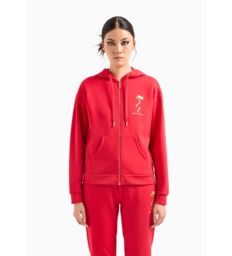 Armani exchange red sweatshirt best sale