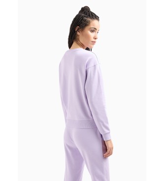 Armani Exchange Casual lilac sweatshirt