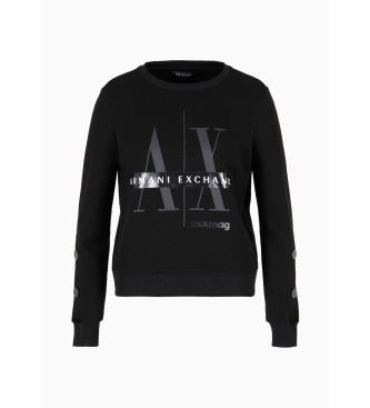 Armani Exchange Sweater Dubbel zwart