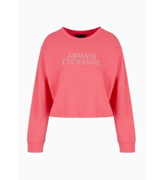 Armani Exchange Różowa bluza Bubblegum