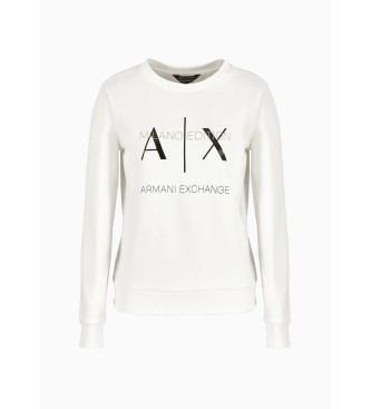 Armani Exchange Biała bluza