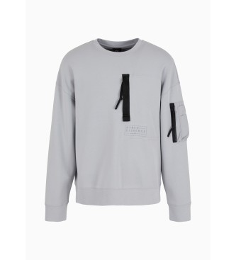 Armani Exchange Lichtgrijs sweatshirt