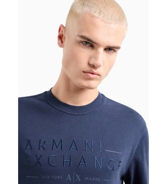 Armani Exchange Marineblaues Sweatshirt