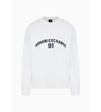 Armani Exchange Bluza biały biały
