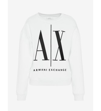Armani Exchange Biała bluza