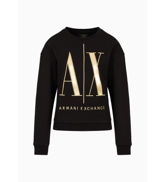 Armani Exchange Sweatshirt Ax svart