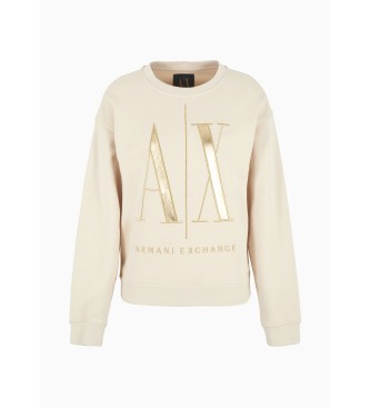 Armani Exchange Offwhite sweatshirt