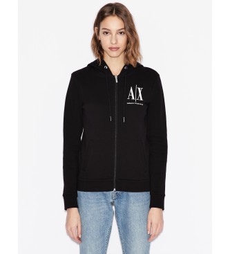 Armani Exchange Sweatshirt Polar schwarz