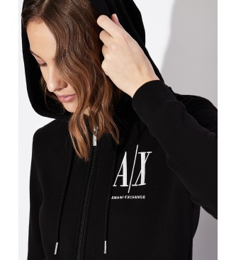 Armani Exchange Sweatshirt Polar schwarz