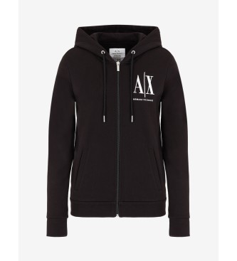 Armani Exchange Sweatshirt Polar schwarz