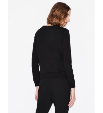 Armani Exchange Black fleece sweatshirt