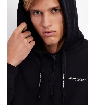 Armani Exchange Sudadera Felpa Abierta Algodn marino