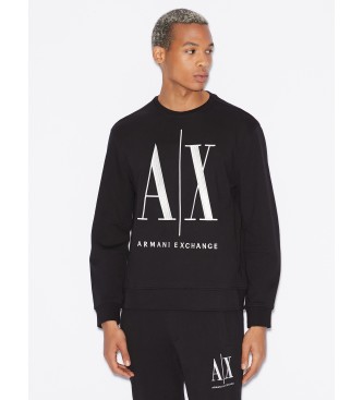 Armani Exchange ICON Necro Rundhalsausschnitt Sweatshirt