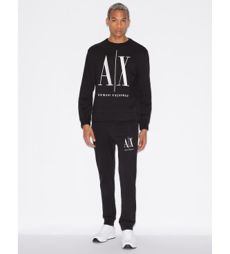 Armani Exchange ICON Necro Rundhalsausschnitt Sweatshirt