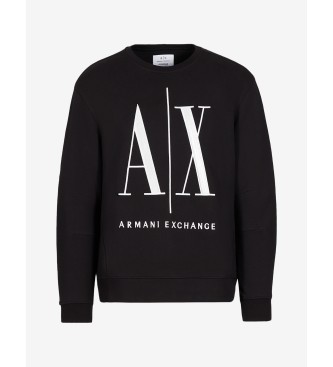 Armani Exchange ICON Necro Rundhalsausschnitt Sweatshirt