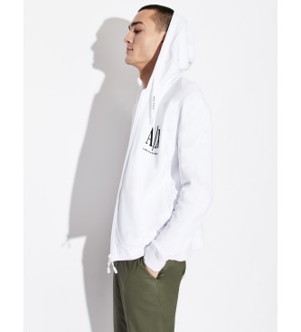 Armani Exchange Sweatshirt Fleece blanc