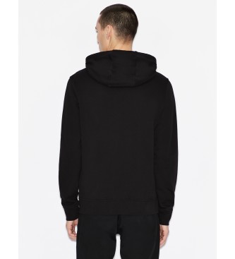 Armani Exchange Zwart fleece sweatshirt