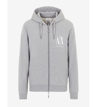 Armani Exchange Grijs fleece sweatshirt