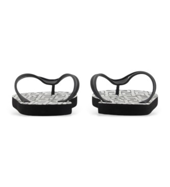 Armani Exchange Flip-flops logo black, white