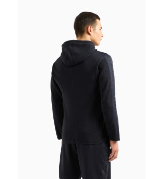 Armani Exchange Single-colour jacket navy