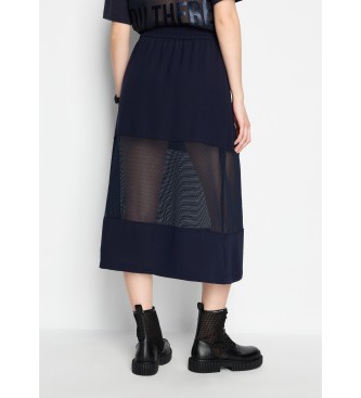 Armani Exchange Casual navy skirt
