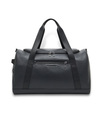 Armani Exchange Canvas bag made of black coated material