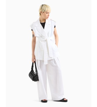A|X Armani Exchange Aansluitend T-shirt van elastisch gebreid Essential Logo Signature zwart