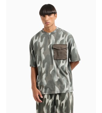 Armani Exchange Grnes Kurzarm-T-Shirt