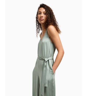 Armani Exchange Grn Maxi Jumpsuit