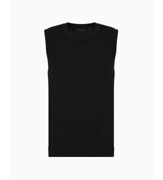 Armani Exchange Top Monogram noir