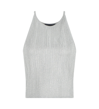 Armani Exchange Grey sleeveless top