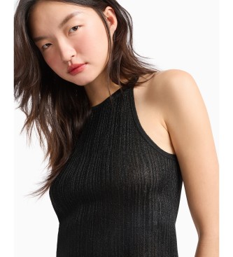 Armani Exchange Black sleeveless top