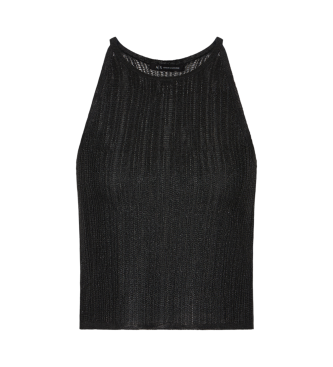 Armani Exchange Black sleeveless top