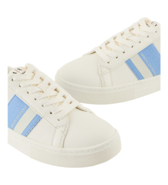 Armani Exchange Sneakers bicolore bianche e blu