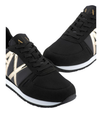 Armani Exchange Scarpe da ginnastica nere con logo