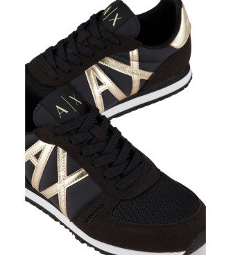 Armani Exchange Scarpe da ginnastica nere con logo