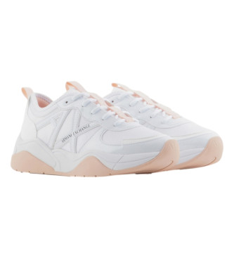 Armani Exchange Technical Shoes white, pink