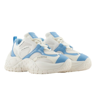 Armani Exchange Neoprene Shoes white, blue