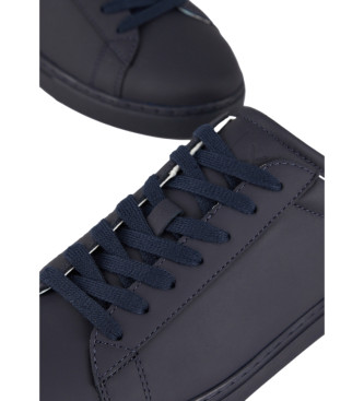 Armani Exchange Navy Glattleder-Sneakers