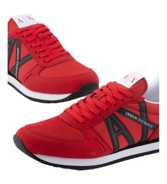 Armani Exchange Turnschuhe Fibre rot