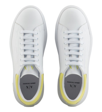Armani Exchange Action lder sneakers hvid