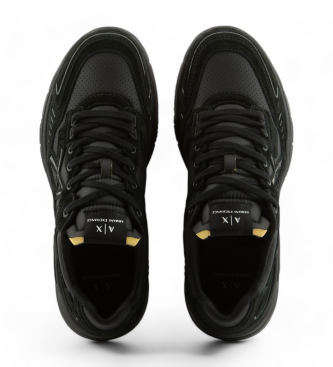 Armani Exchange Zapatillas Lace Up negro