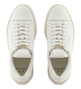 Armani Exchange Sneakersy z białą powłoką
