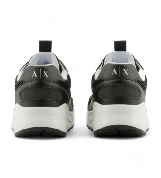 Armani Exchange Scarpe da ginnastica stringate nere
