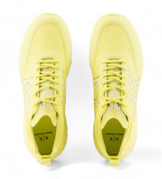 Armani Exchange Zapatillas nylon amarillo