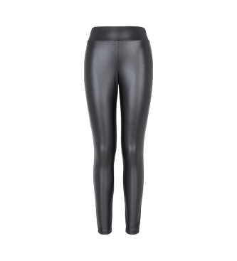 Armani Exchange Leggings pretas lisas