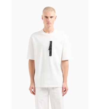 Armani Exchange Camiseta Maglia blanco